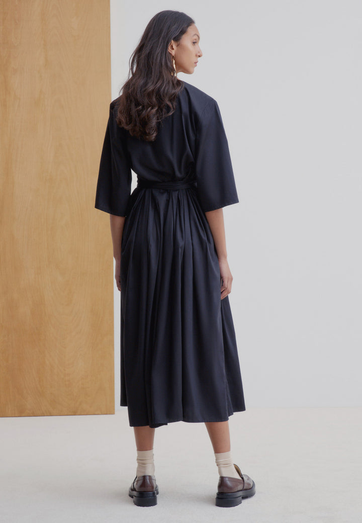 Kowtow | Buy Nico Wrap Dress - black ...